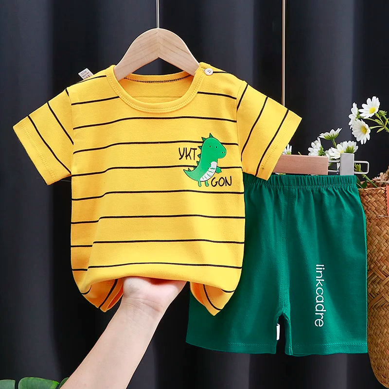 Baby Clothes Set – T-Shirt and Shorts for Everyday Comfort - INFANTSY