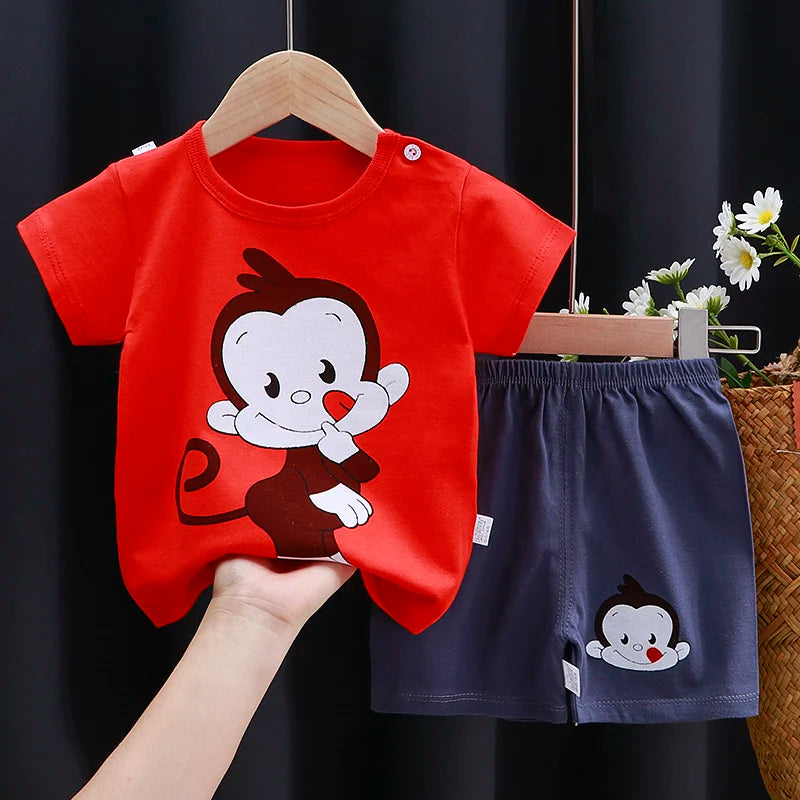 Baby Clothes Set – T-Shirt and Shorts for Everyday Comfort - INFANTSY