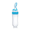 Safe Useful Silicone Baby Bottle with Spoon – Feed Your Baby Effortlessly - INFANTSY