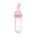 Safe Useful Silicone Baby Bottle with Spoon – Feed Your Baby Effortlessly - INFANTSY