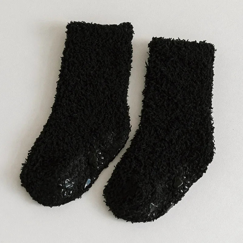 Winter Lolita Cozy Coral Fleece Socks - INFANTSY