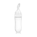 Safe Useful Silicone Baby Bottle with Spoon – Feed Your Baby Effortlessly - INFANTSY