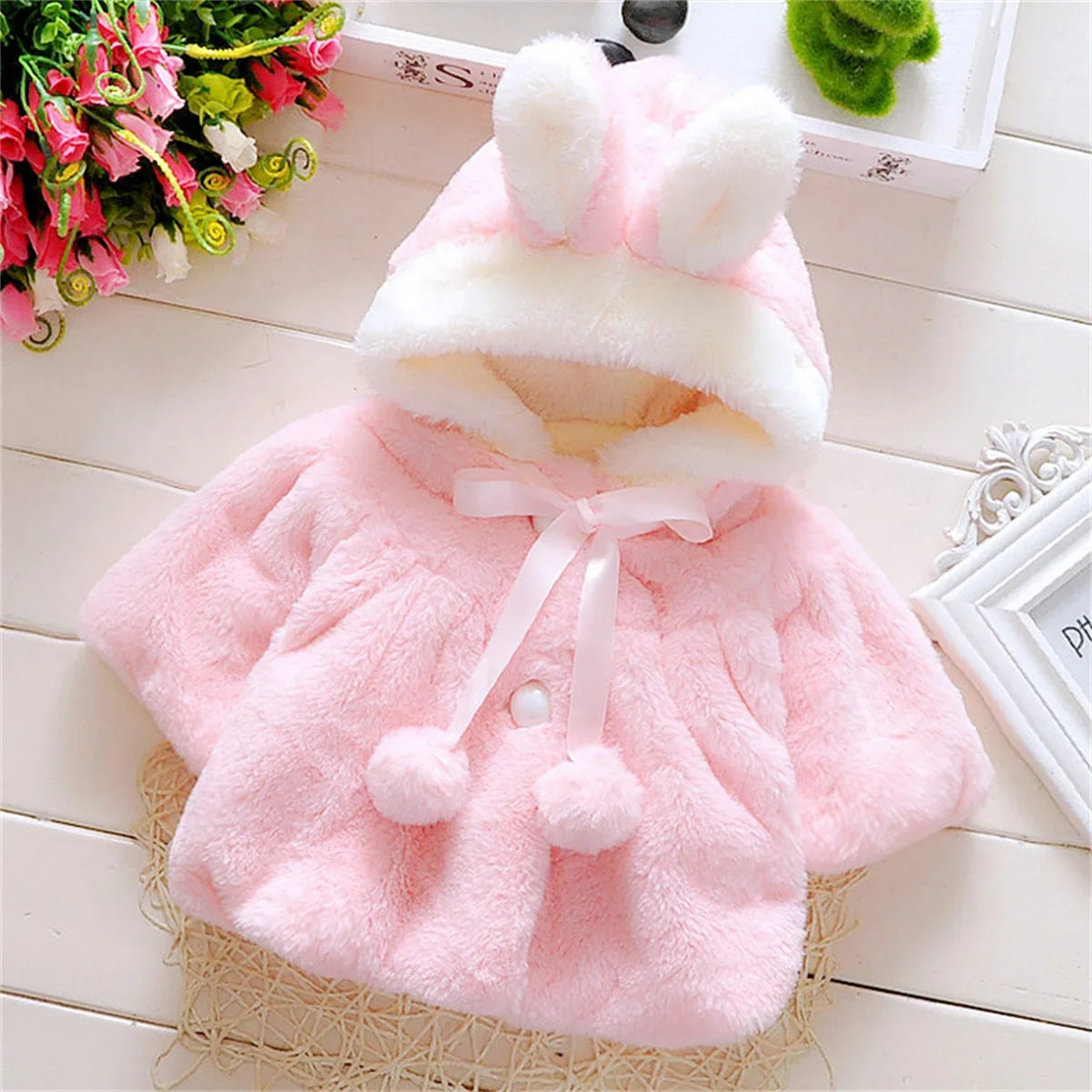 Girls Wool Sweater Shawl Jacket Cape – Adorable Warmth for Your Little One - INFANTSY