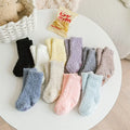 Winter Lolita Cozy Coral Fleece Socks - INFANTSY