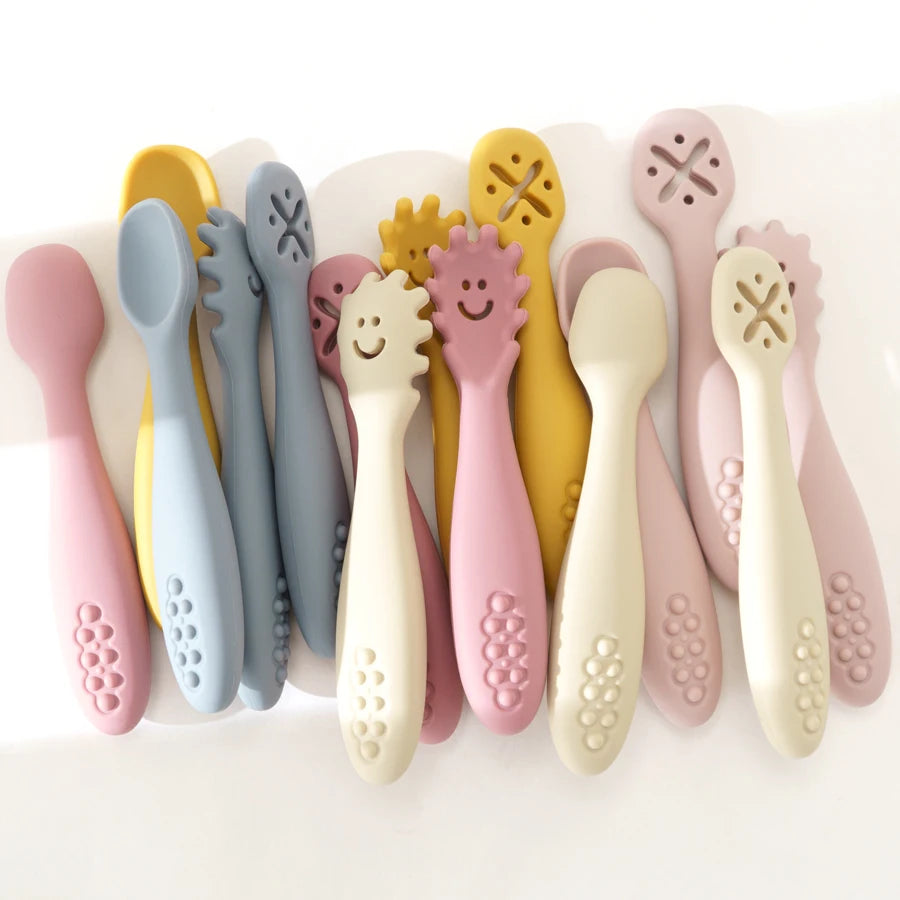 Baby Learning Spoons Utensils Set - INFANTSY