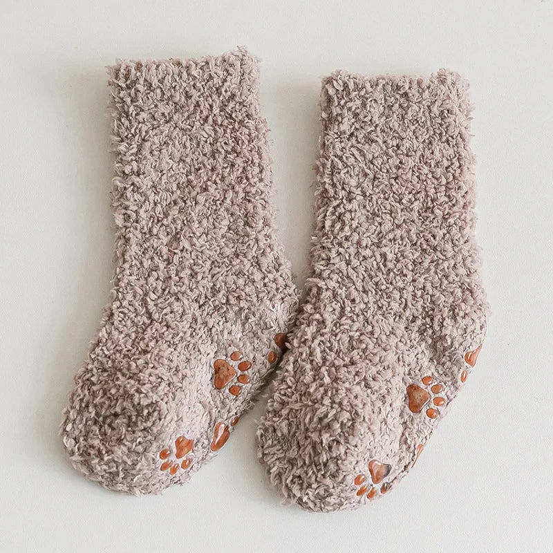 Winter Lolita Cozy Coral Fleece Socks - INFANTSY