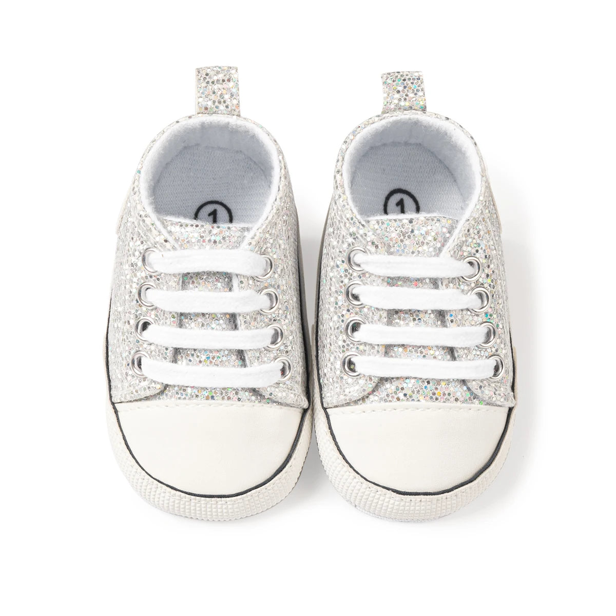 Baby Shoes Classic Sequins Canvas Shoes – Stylish Comfort for Tiny Feet - INFANTSY