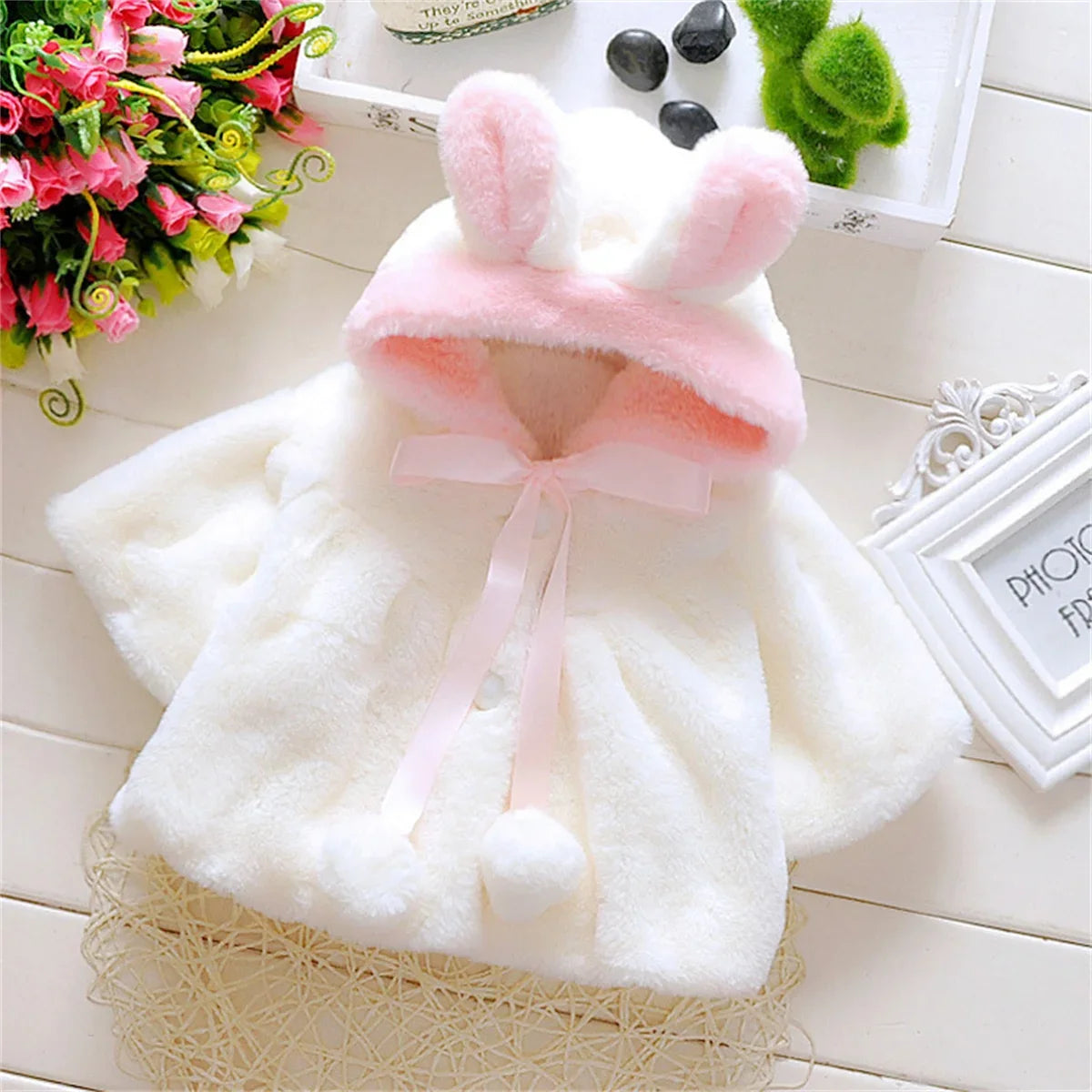 Girls Wool Sweater Shawl Jacket Cape – Adorable Warmth for Your Little One - INFANTSY